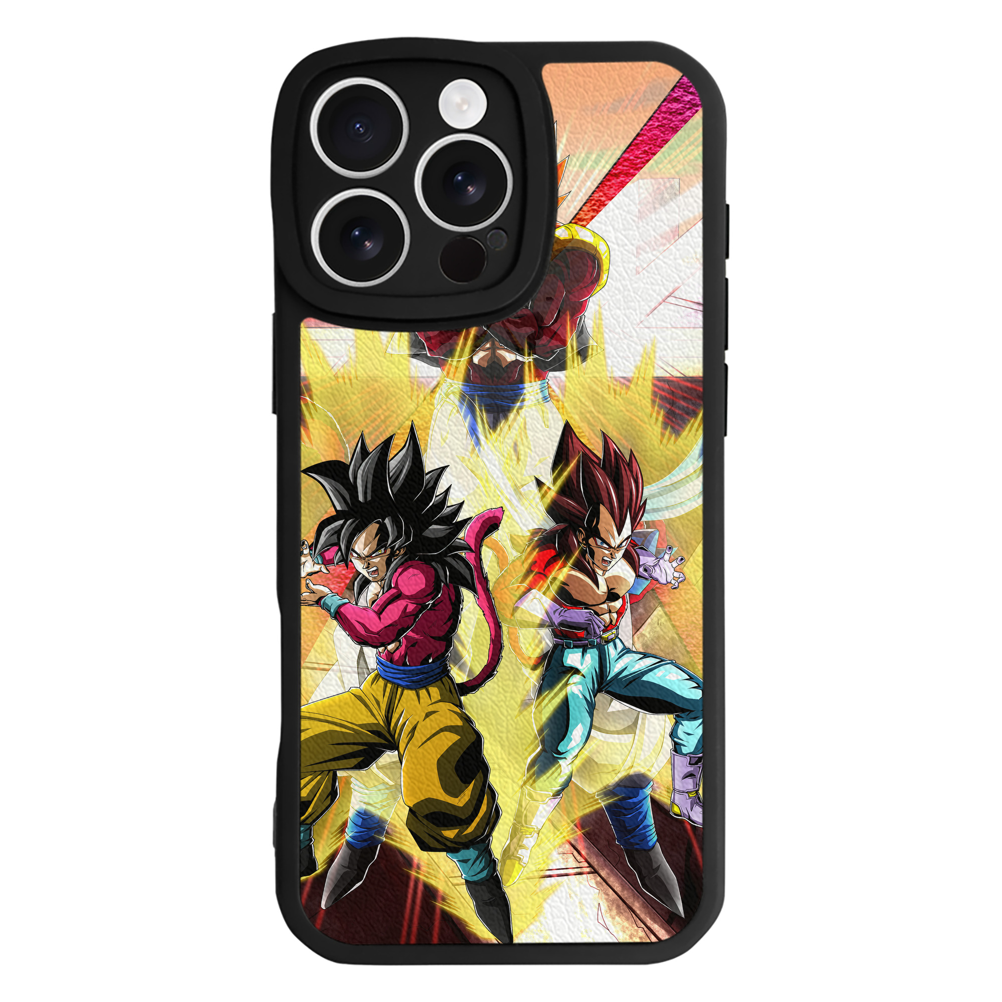 （画像用） ドラゴンボール DRAGON BALL 【iPhone 16シリーズ対応】シリコンスマホケース（レザー調） 材質：シリコン